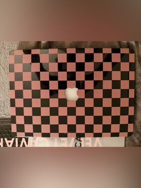 Velvet Caviar Mocha Vibe Checkered Macbook Case - MacBook Air 13.6” (A2681)
